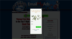 Desktop Screenshot of emailmyads.com